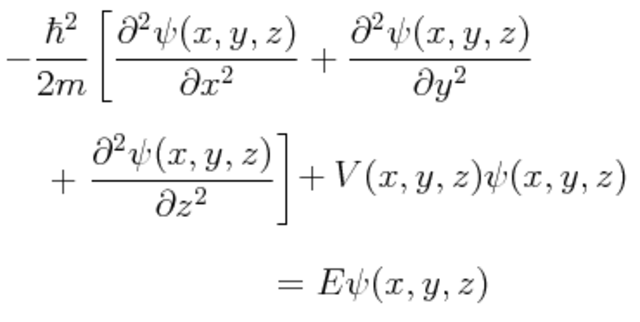 Ecuacion de Schrödinger (Erwin Schrödinger)