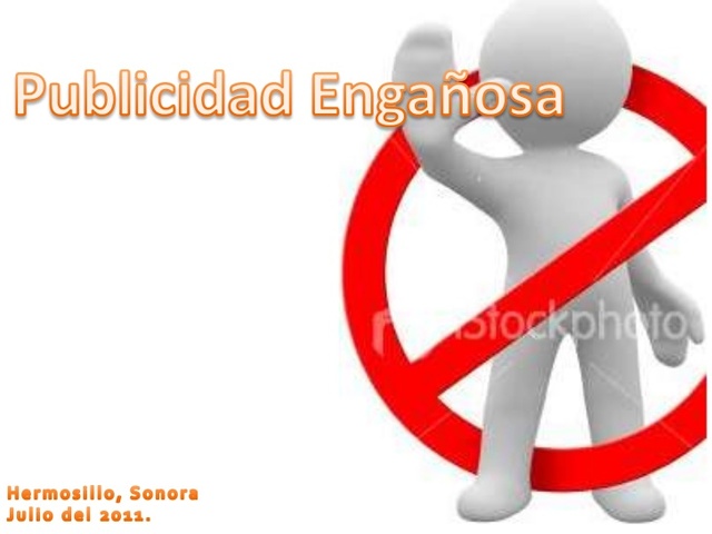 Publicidad engañosa