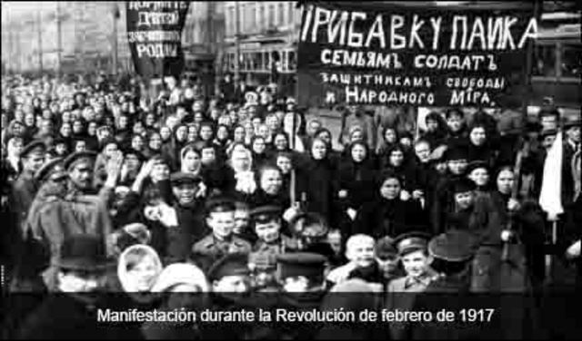 Estalla la Revolucion de febrero 1917
