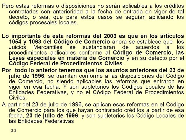 Reforma del Artículo 1054