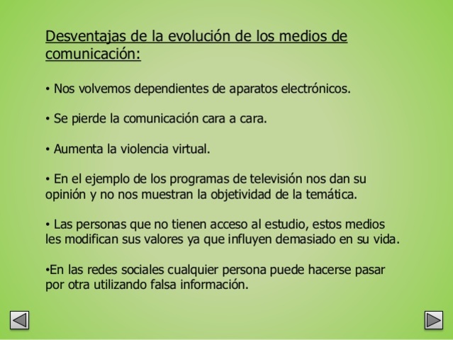 Ventajas y  desventajas.