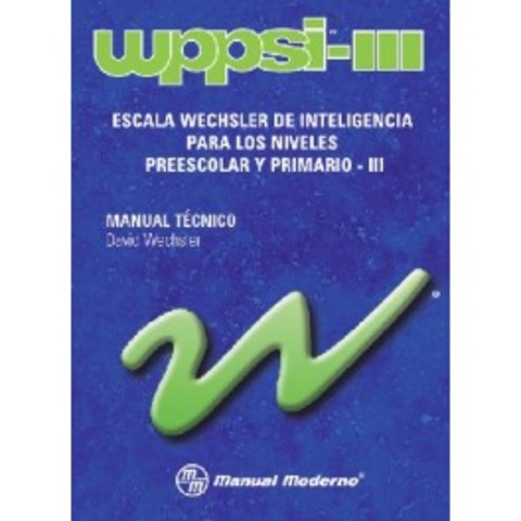 Escala de Inteligencia para nivel preescolar de Wechsler