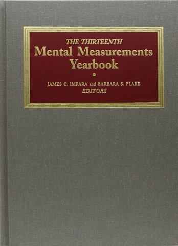 Decimotercera edición del The Mental Measurements Yearbook