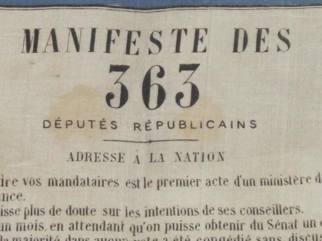 Le « manifeste des 363 »