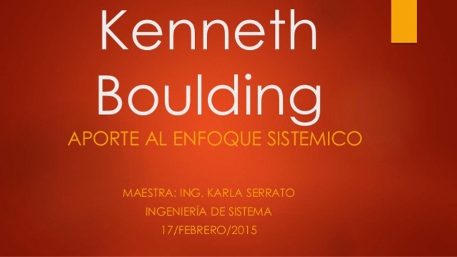 La Teoría General de Sistemas y la Estructura Científica "ESCUELA DE SISTEMAS"