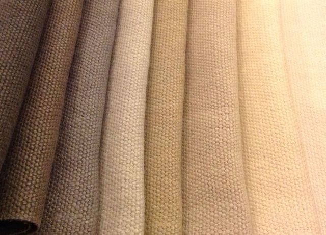 Se descubre la tela de lino