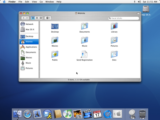 Mac OS X 10.3 "Panther"