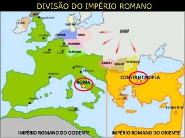 Divisão do Império Romano