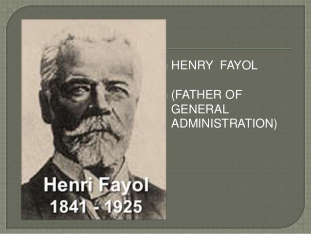 Escuela de la Administración Industrial y General, Henri Fayol