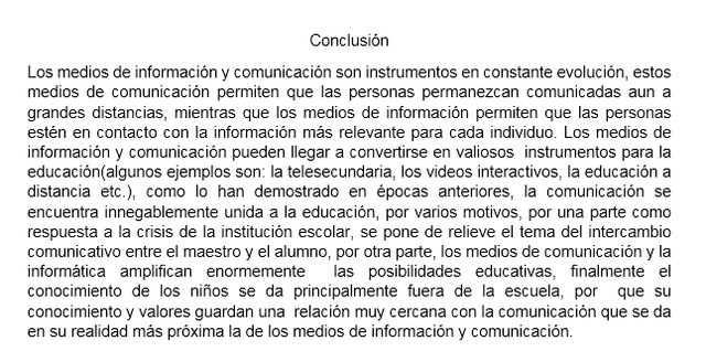 Conclusión