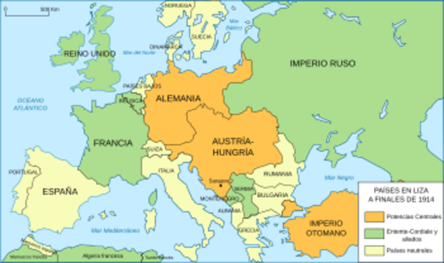 Rusia en guerra contra otros países.