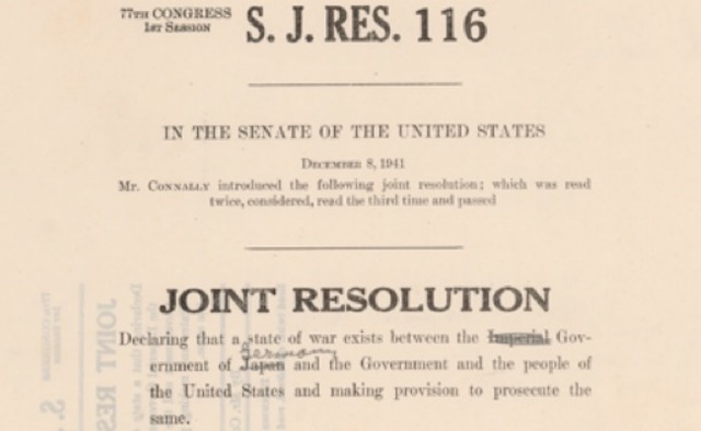 Second war declaration