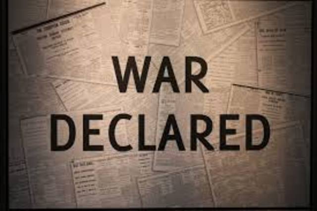 First war declaration