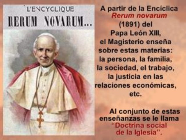 Se promulga la encíclica Rerum Novarum