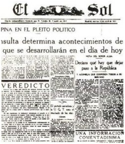 Ortega y Gasset funda el diario El Sol