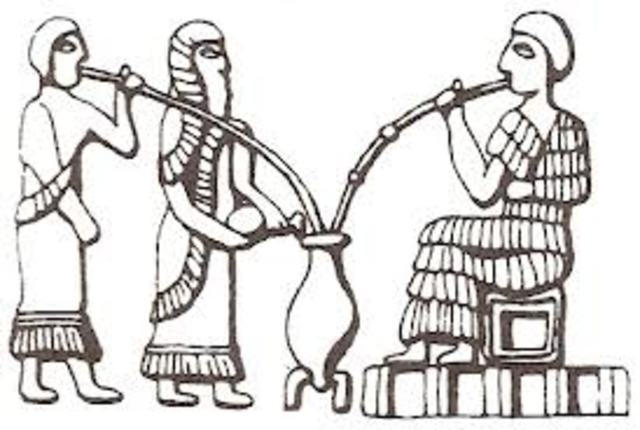 Consumo de cerveza por Sumerios y Babilonios