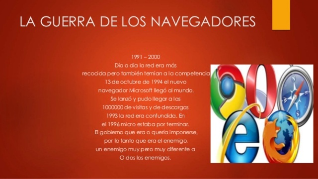 se inicia "la gerra entre navegador"