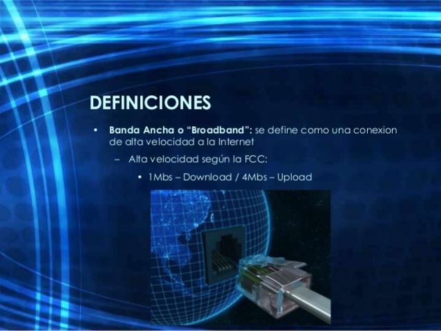 la intenet de banda ancha