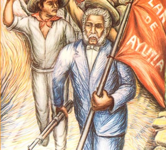 Se promulga el Plan de Ayutla para acabar con la dictadura, convocar a un Congreso y organizar al país como una República Federal y Representativa