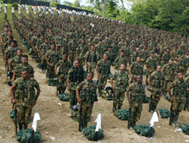 Primera mención de problemas de seguridad desmovilizados: