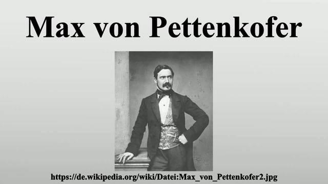 Max Von Pettenkofer