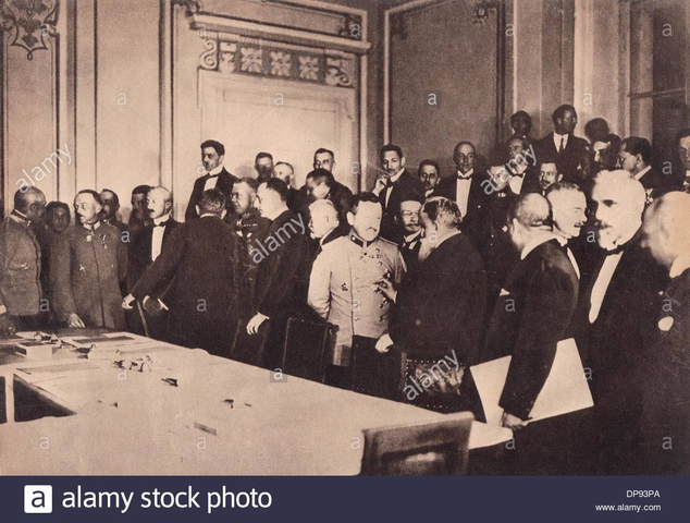 Tratado de paz Brest-Litovsk.