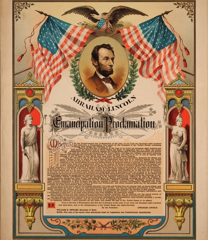 Wartime Reconstruction- Emancipation Proclamation