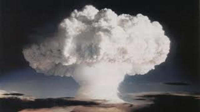 U.S. tests first hydrogen bomb