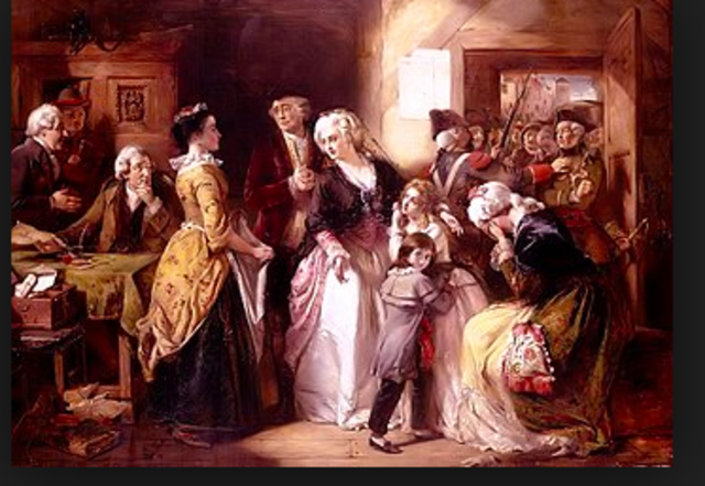 Louis XVI and Marie Antoinette attempt to flee France