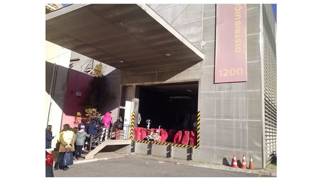 Visita de estudo ao centro de distribuição de Lisboa