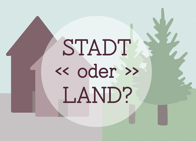 Wohnen: Stadt vs Land