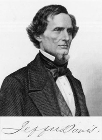 Jefferson Davis elected President of the Confederacy