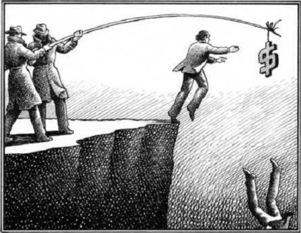 The Initial Economic Collapse