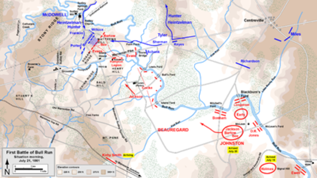 First Battle of Bull Run is fought