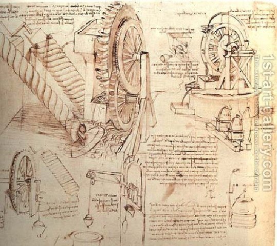 Leonardo Da Vinci crea los bocetos para muchas invenciones de hoy dia
