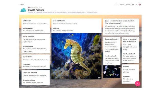 Formação de utilizadores - Padlet