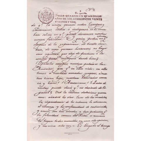 Plan de Iguala y fin a la guerra de independencia