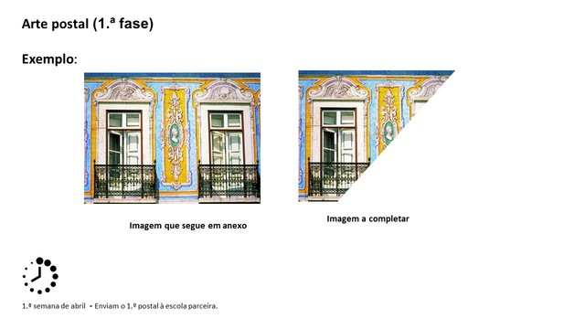 Percurso CASA / ESCOLA - Arte postal