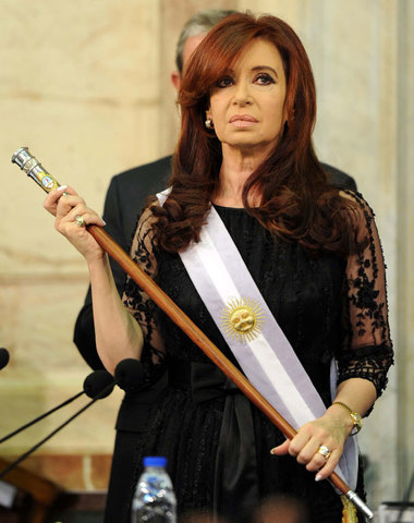 CRISTINA FERNÁNDEZ DE KIRCHNER ASUME SU SEGUNDO MANDATO PRESIDENCIAL