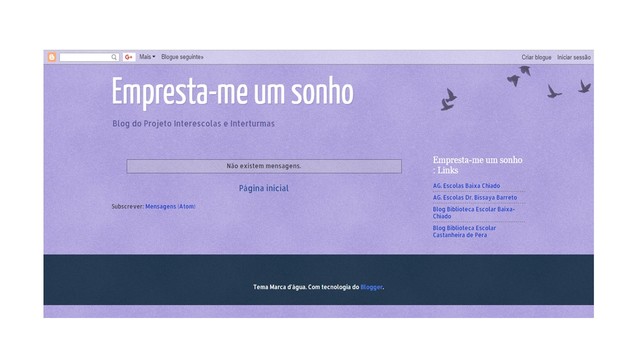 Blogue - Ferramenta de partilha