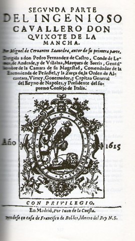 Segunda parte del Quijote