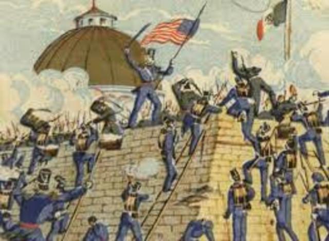 Estados Unidos invade a México.