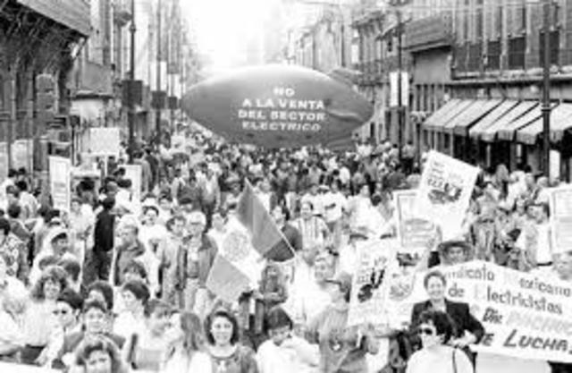Huelga del Sindicato Mexicano de Electricistas