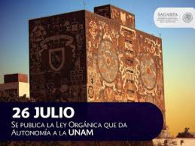 Autonomia de la UNAM