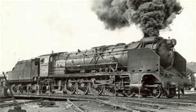Invencion de la locomotora a vapor