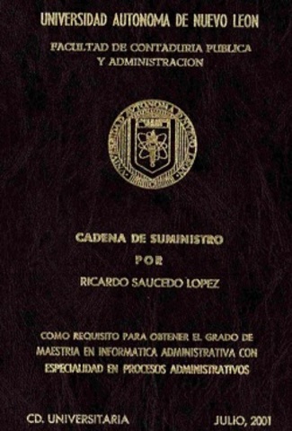 Ganeshan y Harrison. Ciatdo en Cadena de Suministro