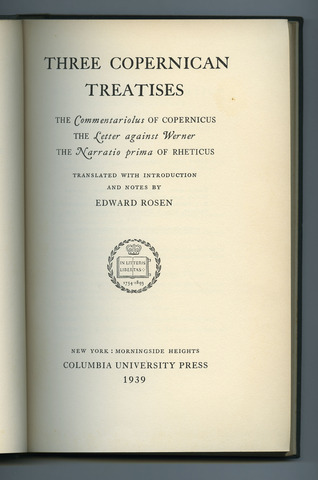 Copernicus's Commentariolus