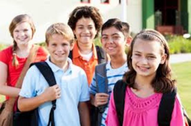 Inicio de secundaria de Sofi