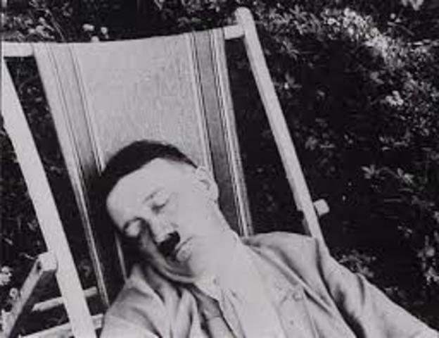 Hitler was blinded by mustard gas.
