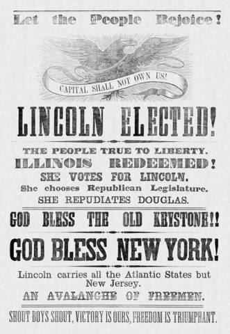 Lincoln is Elected President